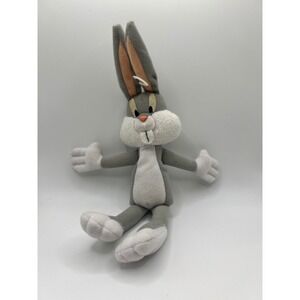 Vintage Applause Looney Tunes Bugs Bunny Bean Bag Plush 11" Warner Bros Cartoons